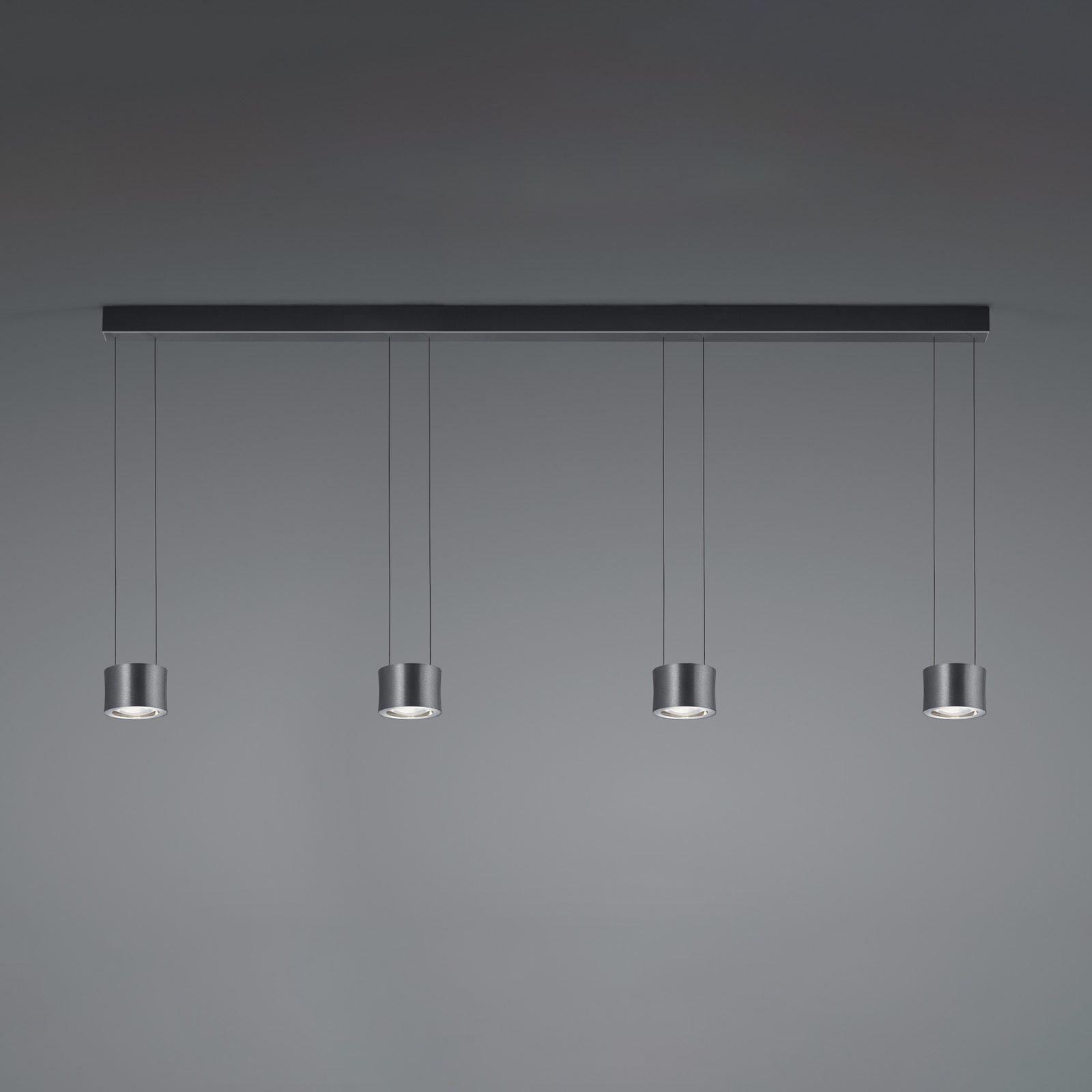 BANKAMP Impulse Flex LED-hengelampe 4lk svart