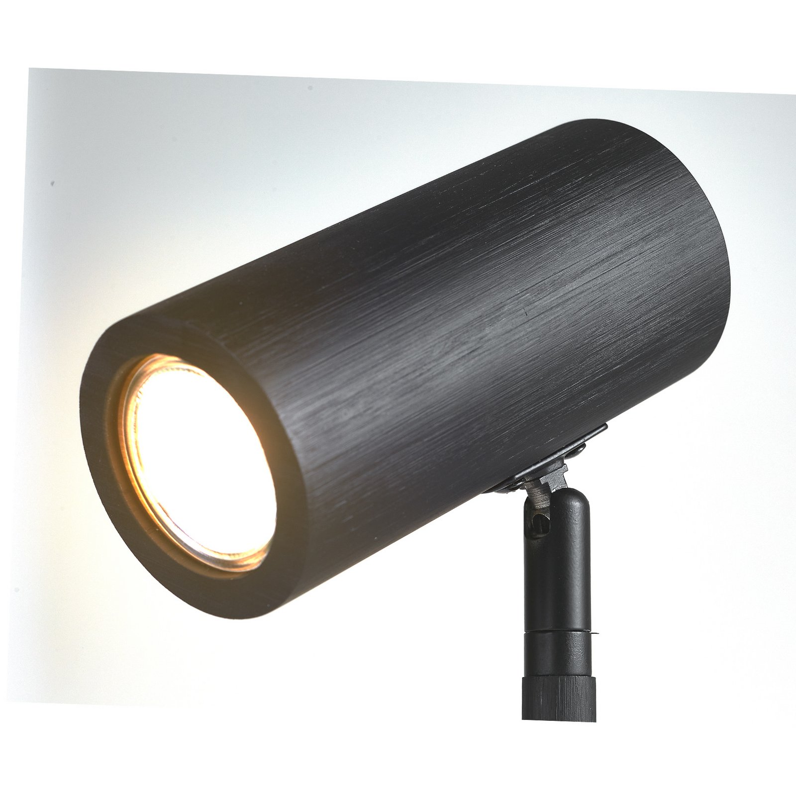 GOOD & MOJO Stehlampe Java, schwarz, 141 cm, Bambus, GU10