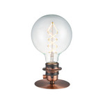 Candeeiro de mesa COMBI, cobre antigo, Ø 11 cm, metal - Halo Design