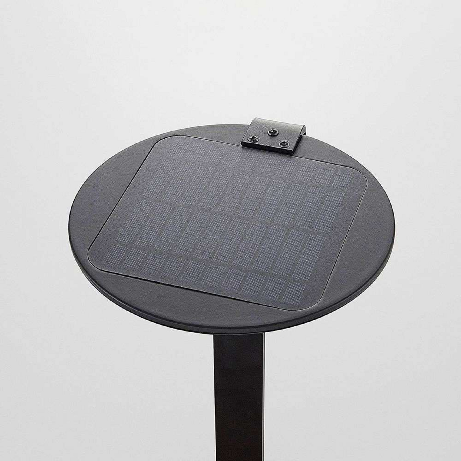 Clamor LED Celulă Solară Lampă de Grădină w/Sensor Black - Lindby