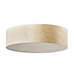 LeuchtNatur Discus ceiling light rubber leaves
