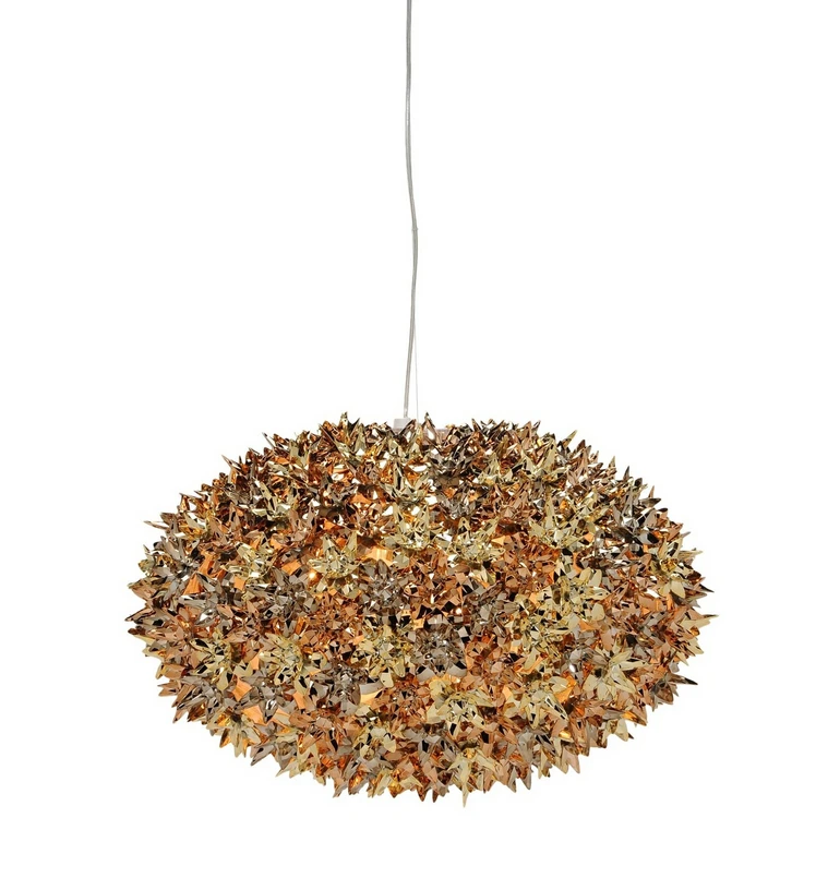 Kartell - Bloom Pendelleuchte S1 Gold/Bronze/Kupfer