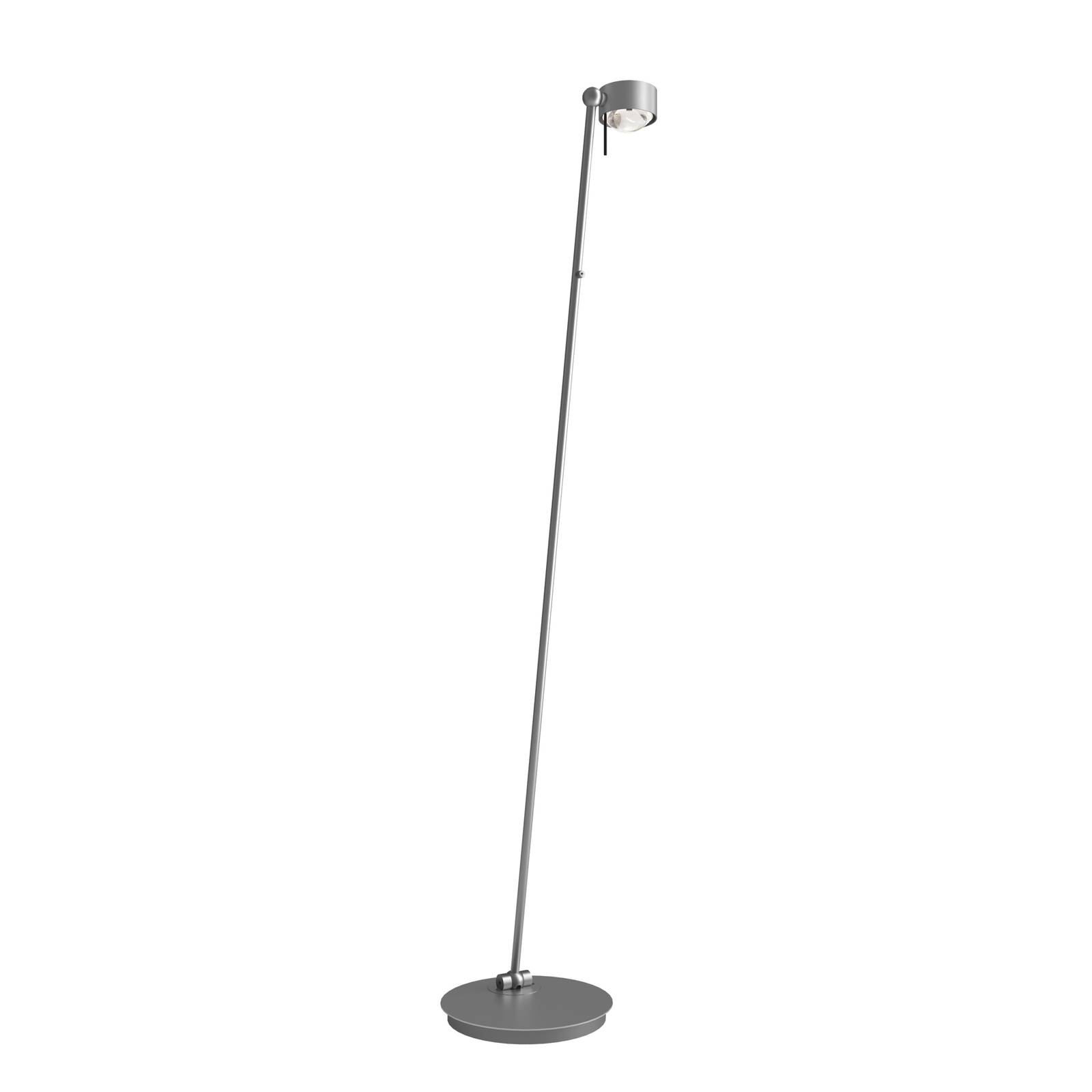 Top Light Puk! 80 Floor lampadaire LED chromé mat