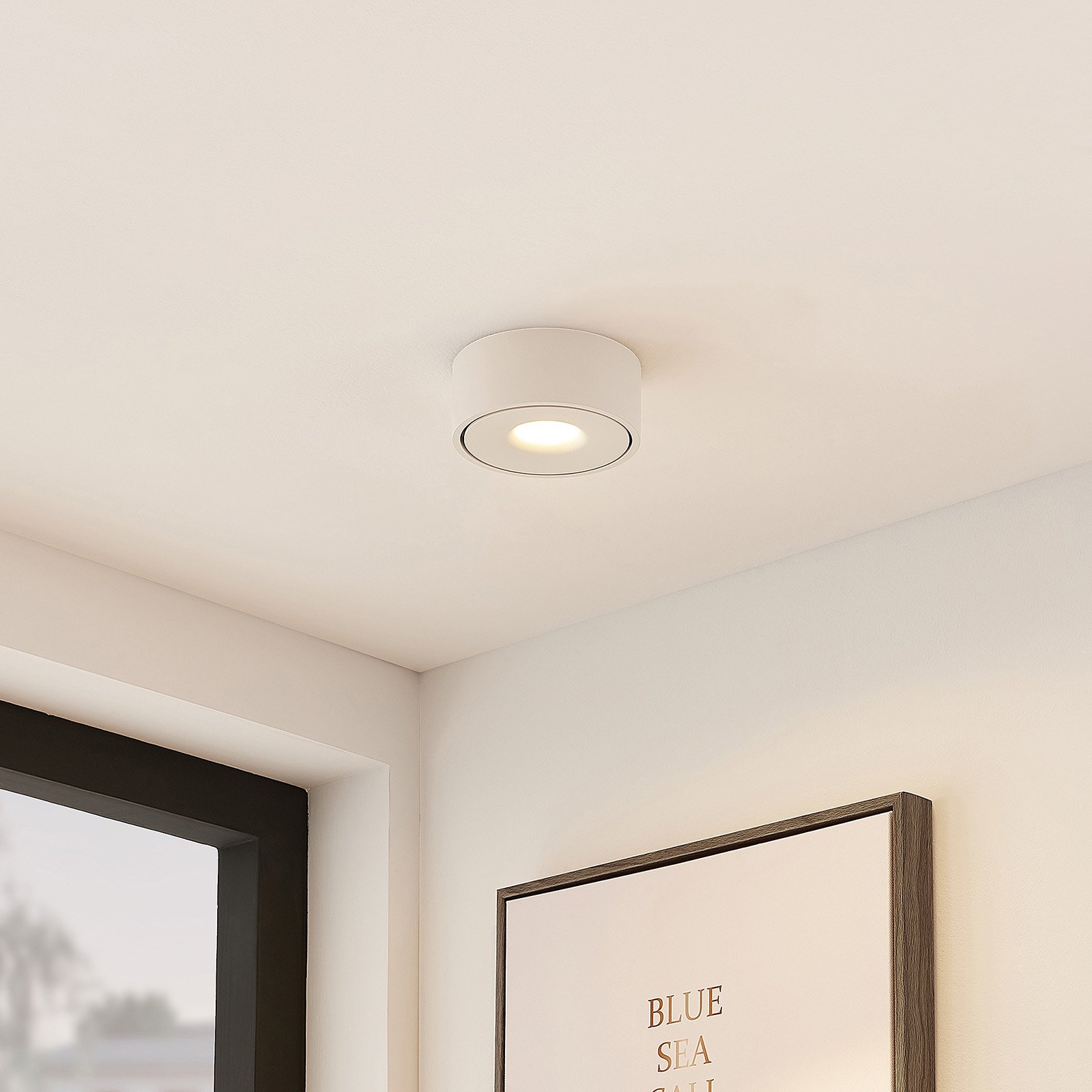 Arcchio Rotari LED plafondlamp, wit