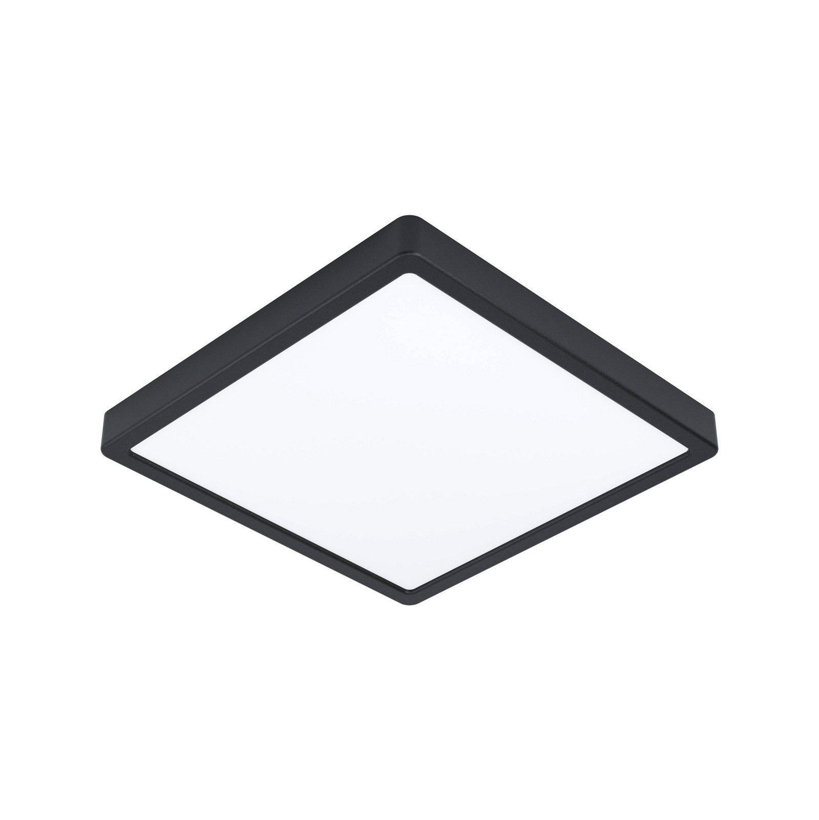 EGLO Fueva 5 plafonieră LED IP44 840 negru 285x285 - Baie - negru alb - Metal