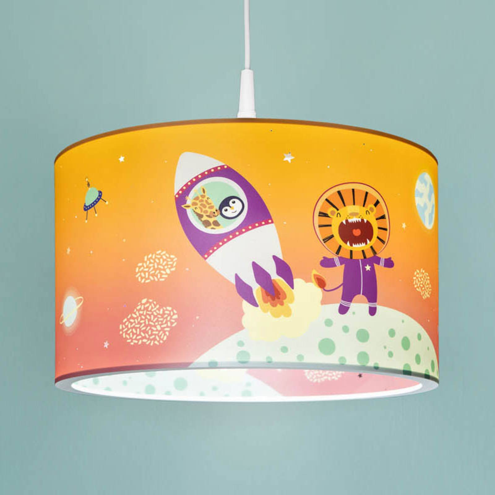 Hanglamp Litte Astronouts Escape, oranje