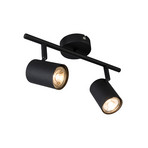 Jeana downlight, 2-bulb, black