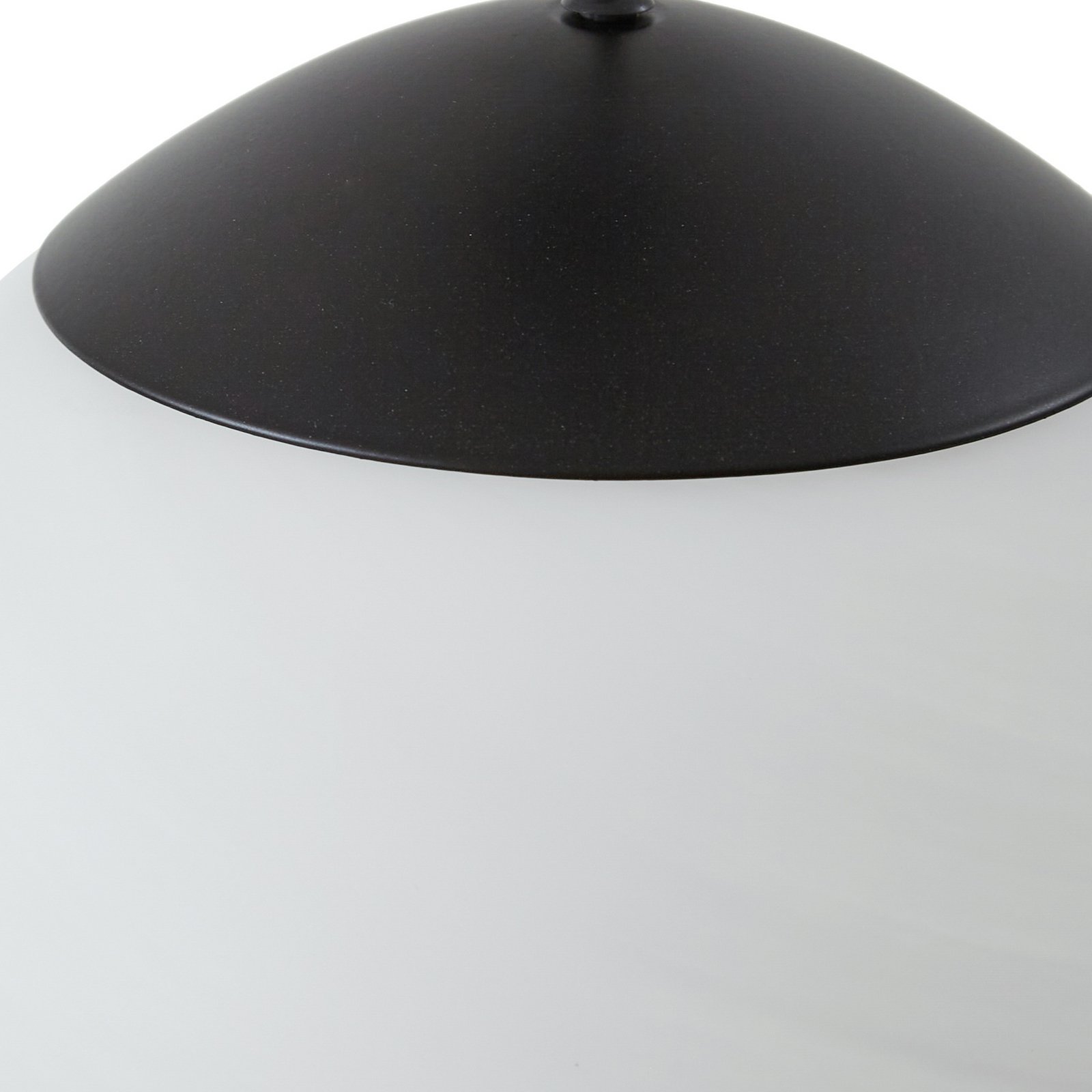 Tivar LED hanglamp, 6-lamps, zwart/wit, glas - Lucande Tivar LED hanglamp, 6-lamps, zwart/wit, glas - Lucande