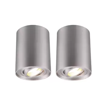 Mabel downlight, round, dark grey | Lights.co.uk