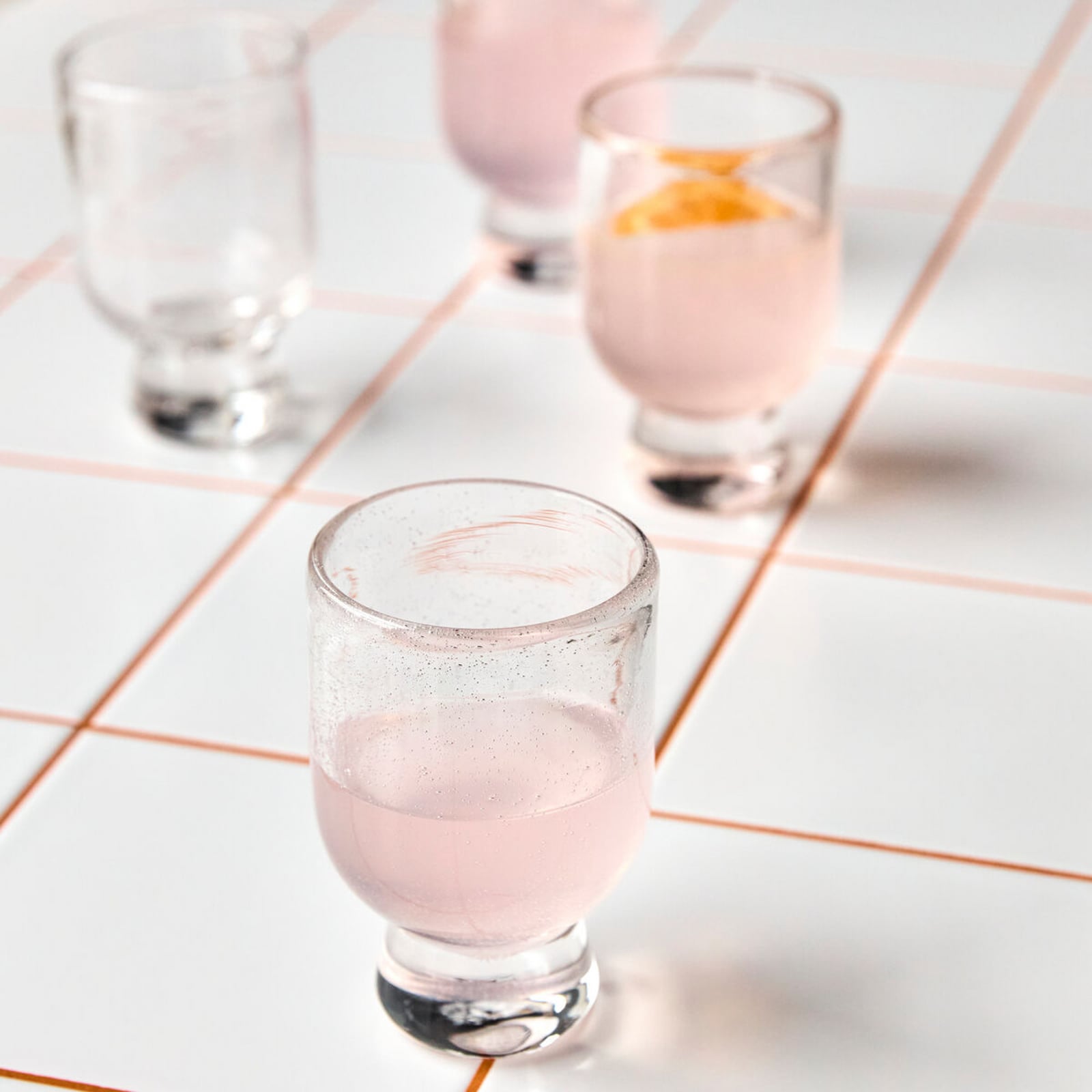 HDRich Bicchiere da acqua 12 x 8 cm in vetro soffiato, set da 4 - House Doctor