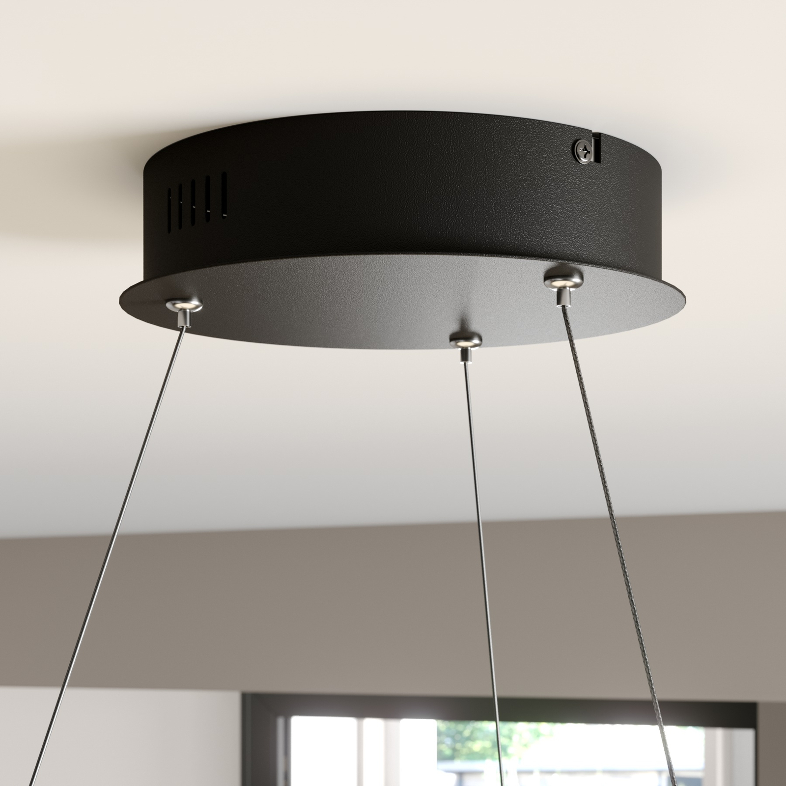 Lucande Gwydion -LED-riippuvalaisin, 60 cm