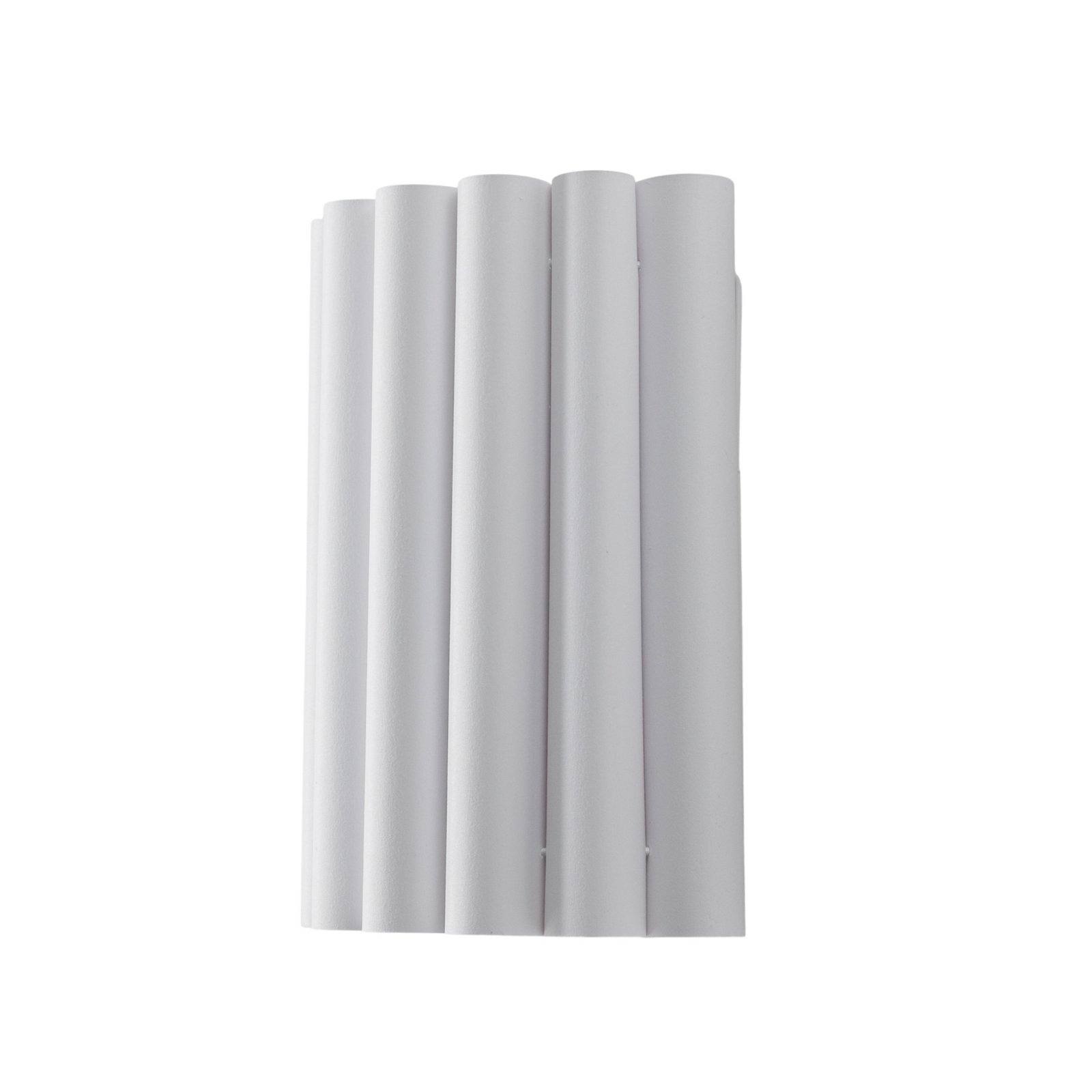 Wandleuchte Aria, weiß, Microfaser, E27