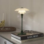 Louis Poulsen tafellamp PH 2/1, donkergroen, Ø 20 cm