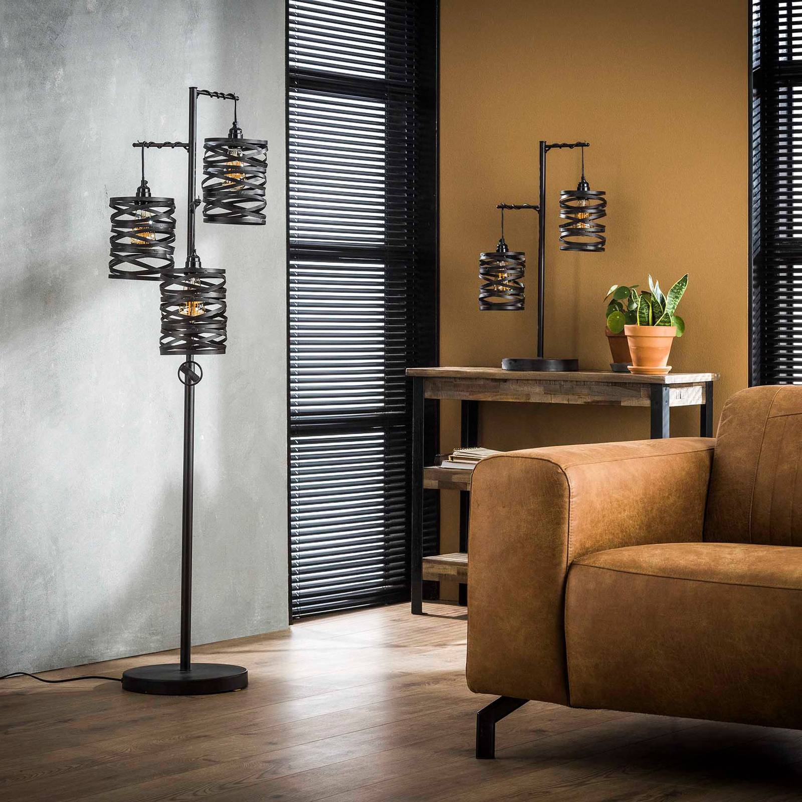 Lampa stojąca Spindlight, 3-punktowa, wysokość 150 cm