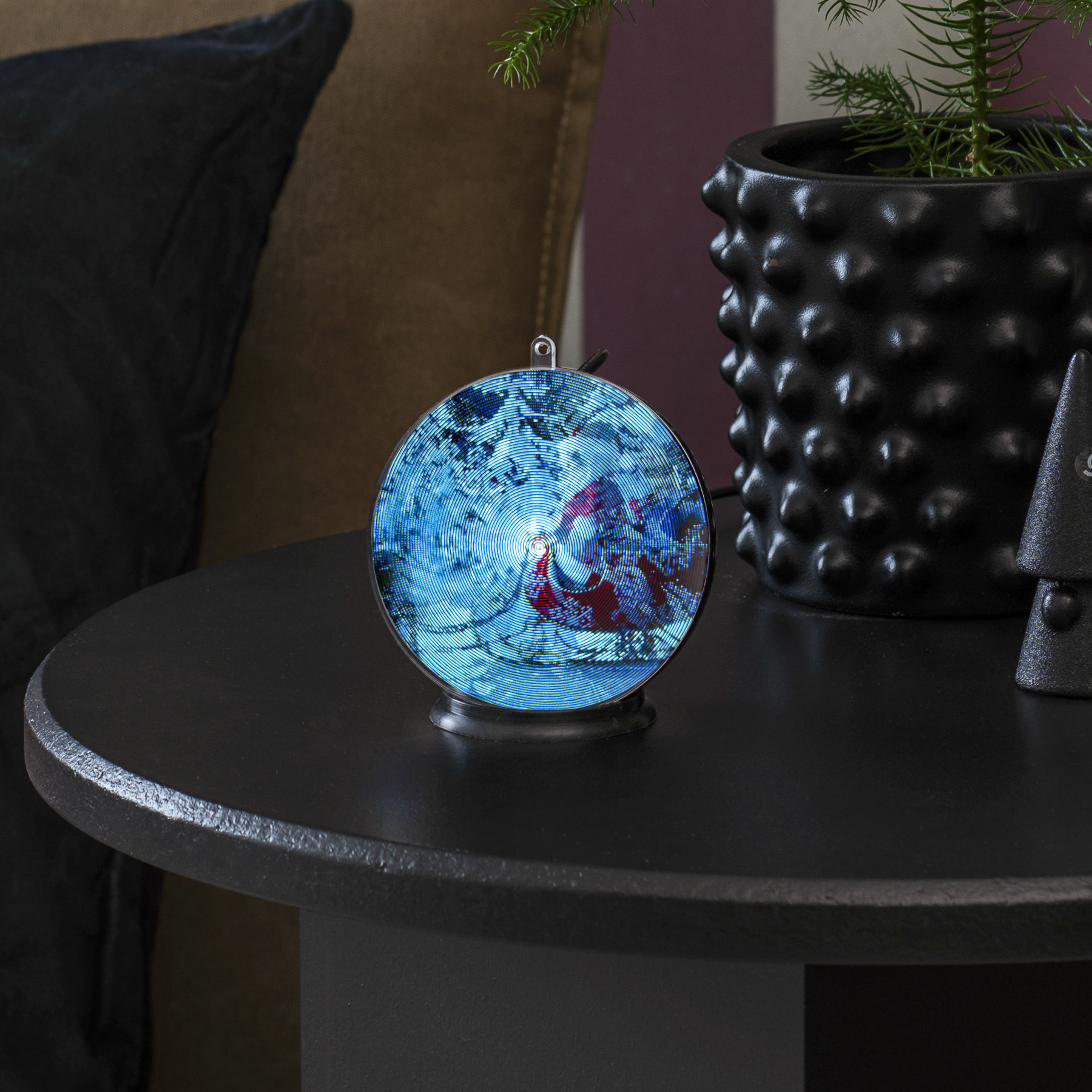 3D-Hologrammkugel Winterlandschaft, 42 LEDs