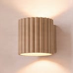 Aura-seinävalaisin, taupe, Ø10 cm, G9, valo ylös/alas, alumiini