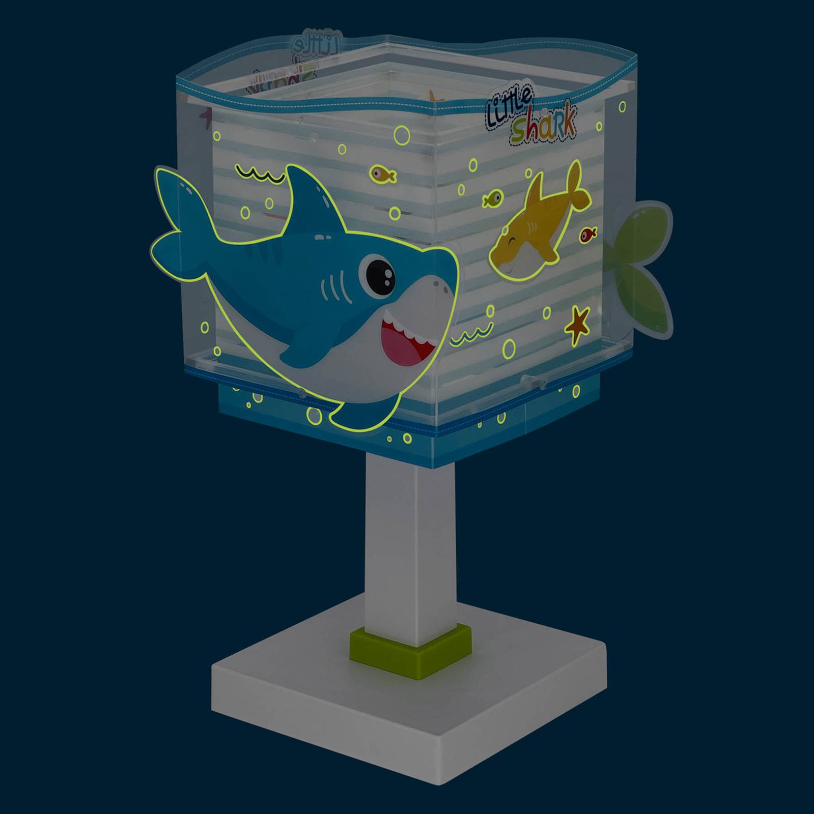  Dalber Dalber Little Shark Table Lamp With A Sea Motif 