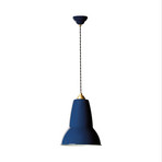 Original 1227 Midi Pendel Brass Midi Ink Blue - Anglepoise