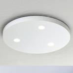 Bopp Close LED ceiling lamp 3-bulb round white