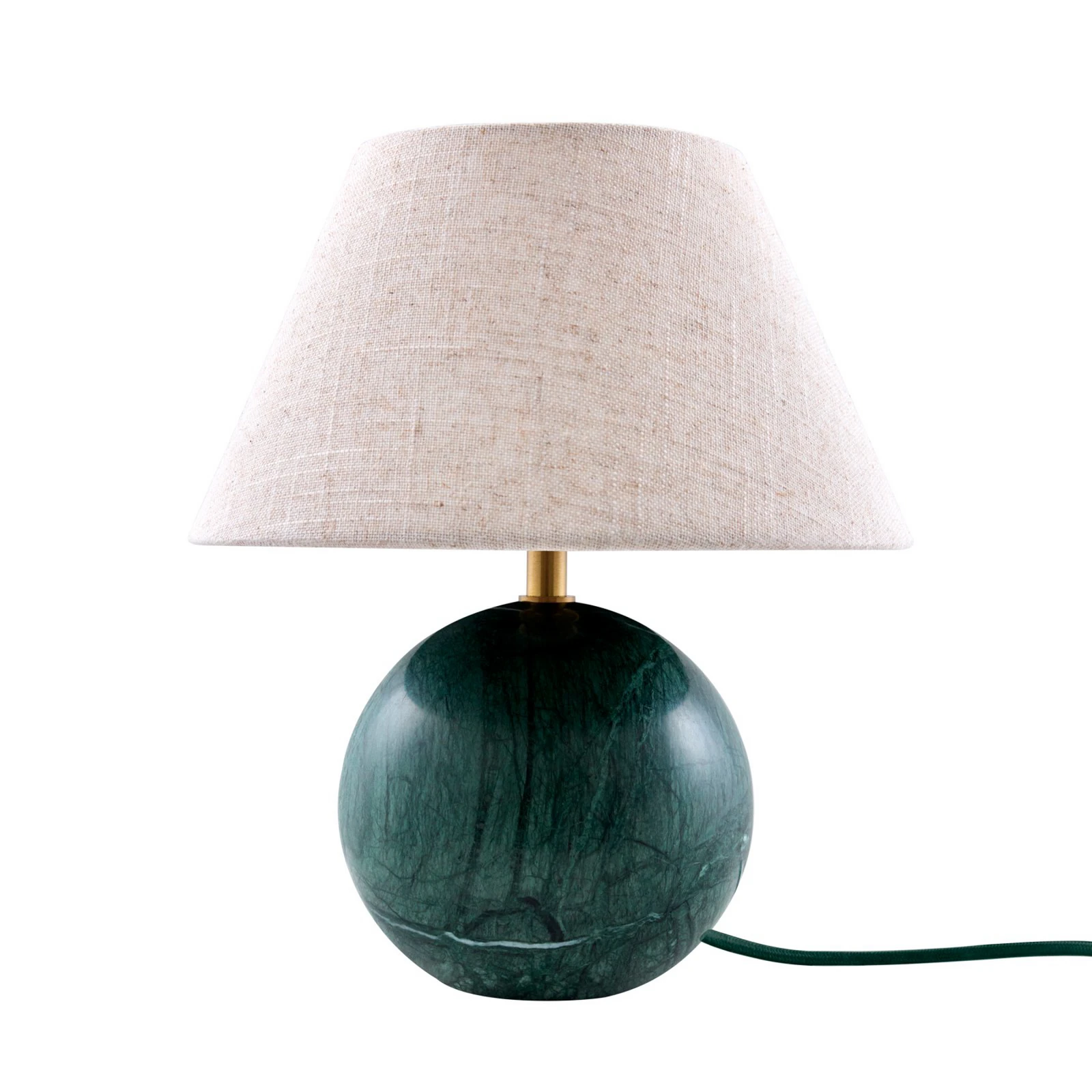 Globen Lighting tafellamp Castello, groen/beige, hoogte 28 cm