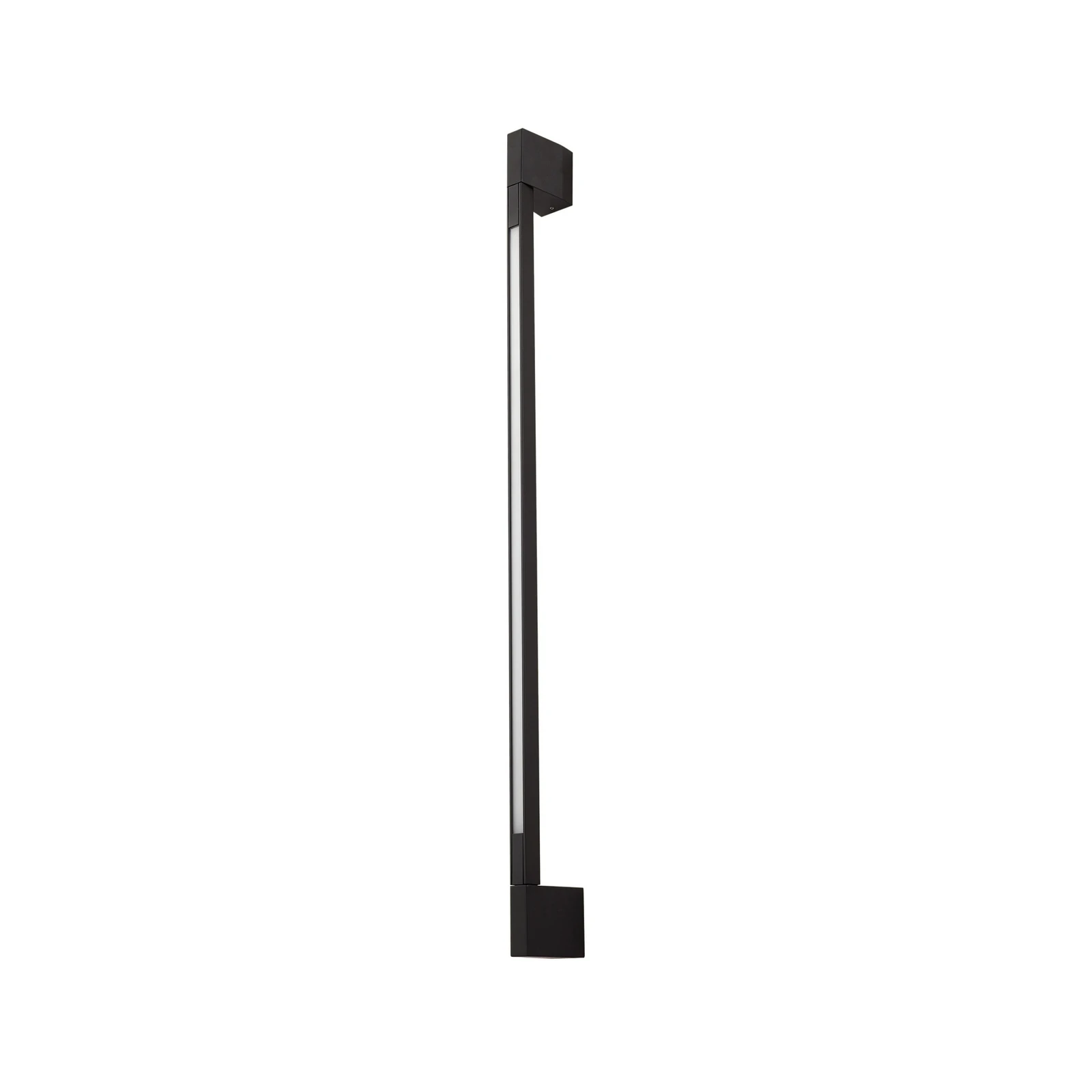 Lindby LED-vägglampa Neano, 90 cm, svart, metall, IP54