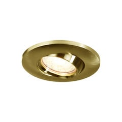Faretto da incasso Umberto, alluminio, colore ottone