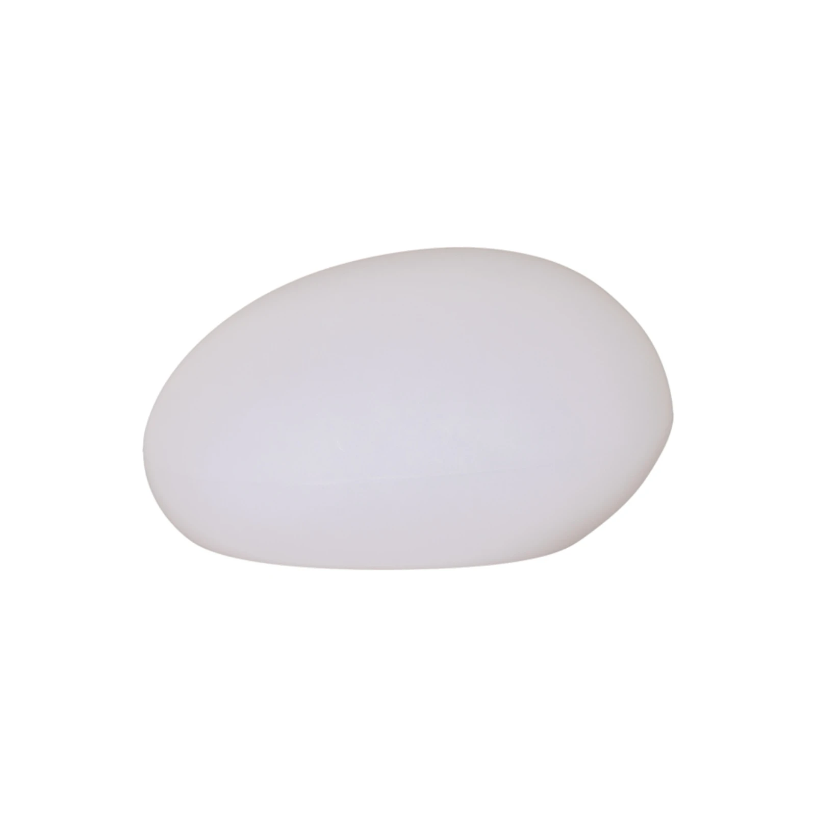 LED-solcellslampa GLOBY, vit, 24,5 cm, plast, IP44