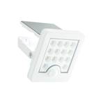 LED solar buitenspot Luton Sensor, wit, breedte 13 cm