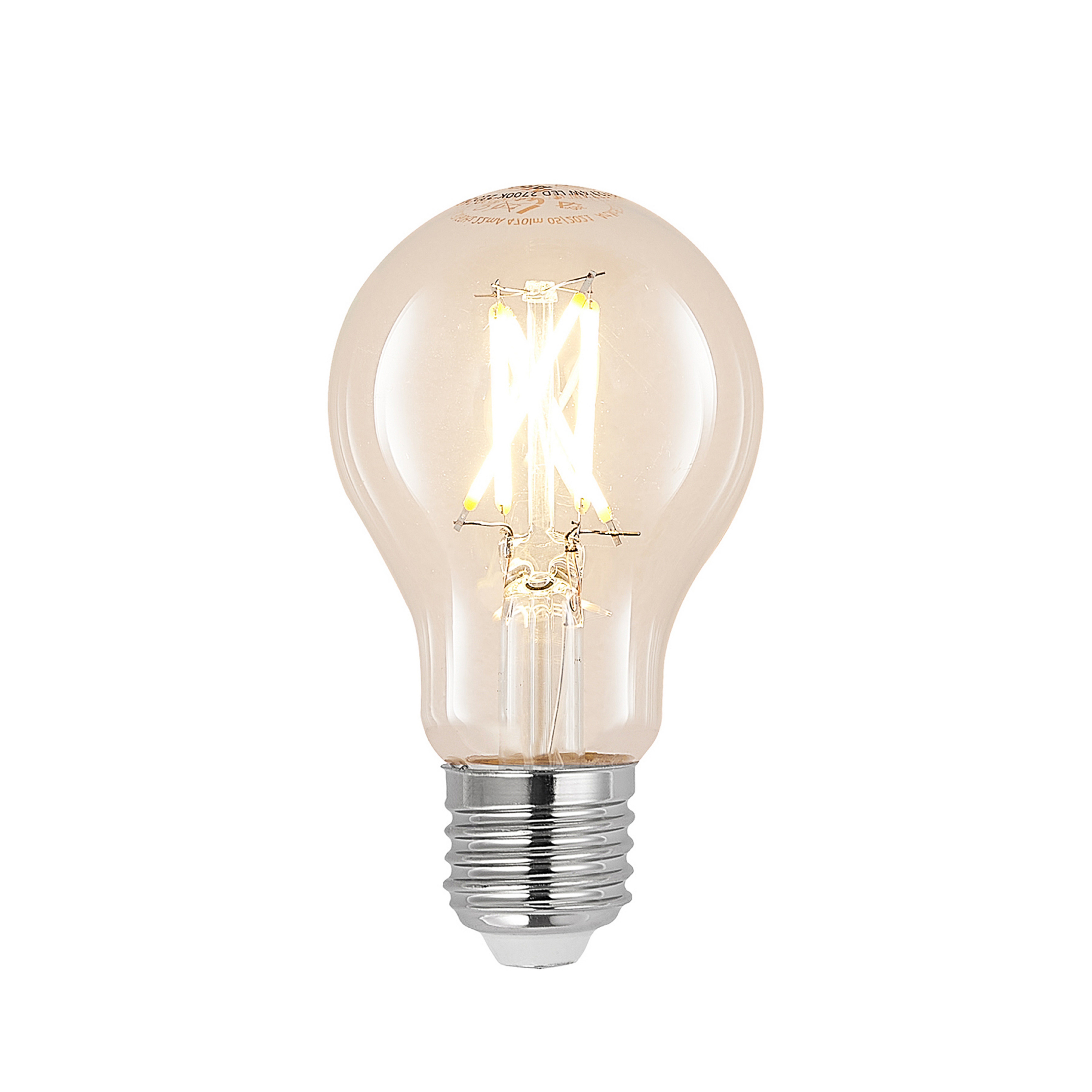 Arcchio LED-Leuchtmittel Filament E27 8W klar 2.700K dimmbar