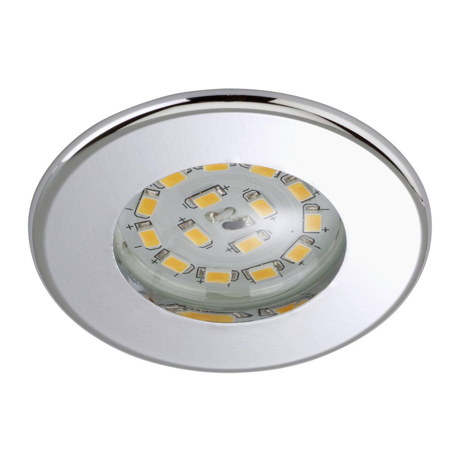 Briloner Spot encastré LED Nikas IP44 chrome