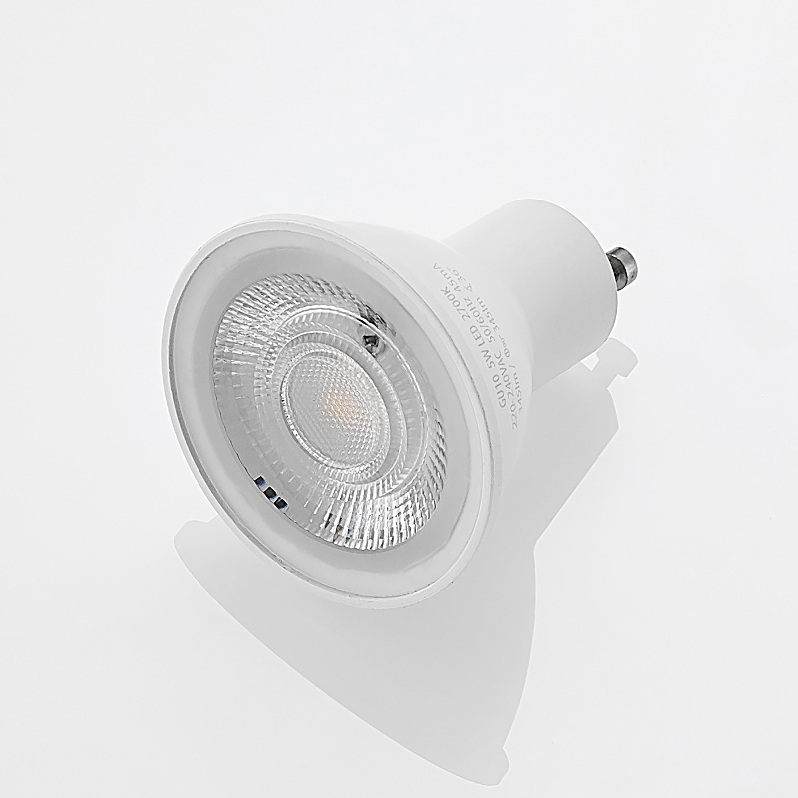 ELC LED-reflektor GU10 5 W, sæt, 2.700 K 36°