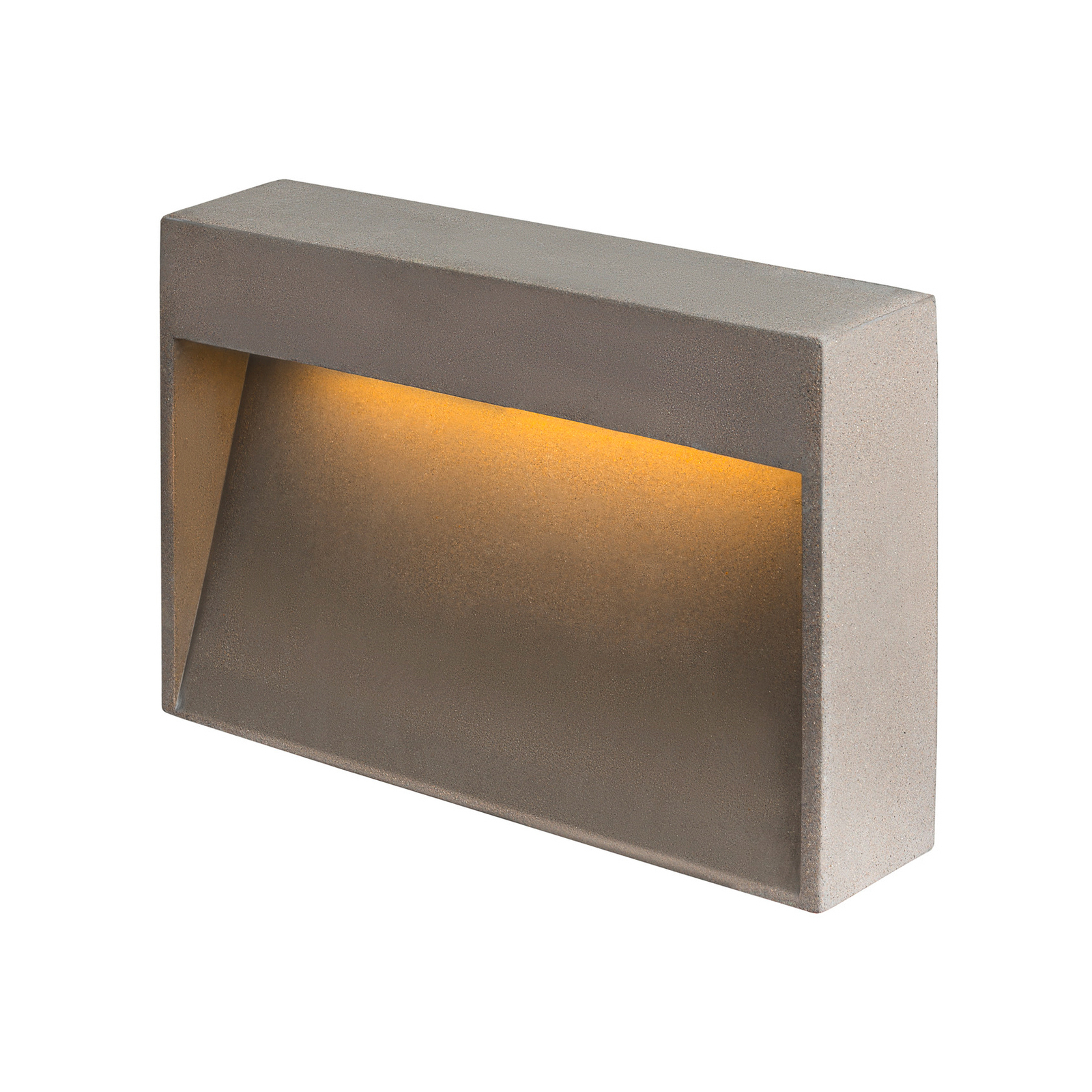 SLV Concreto LED-Außenwandleuchte, Breite 25cm
