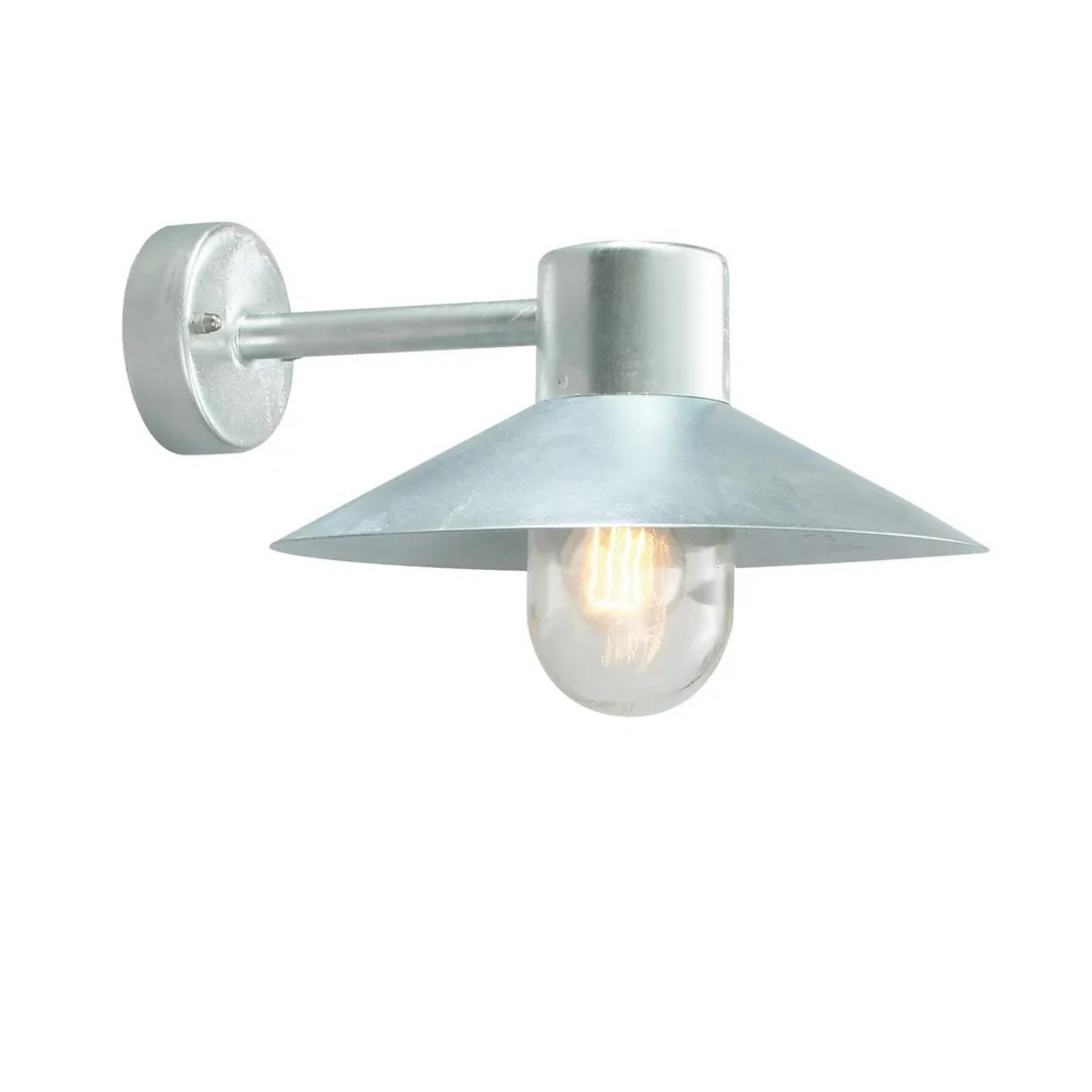 Lund Applique Murale d'Extérieur Galvanisé - Norlys