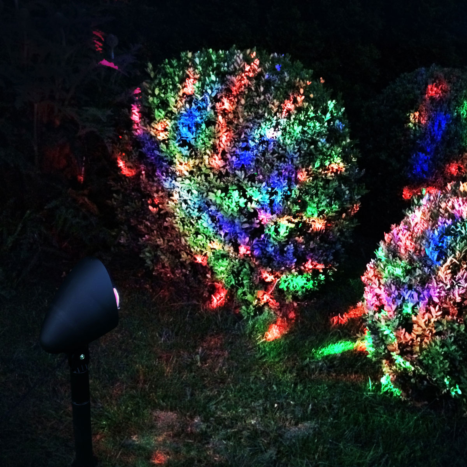 LED-projektorlampa Disco som fasadbelysning
