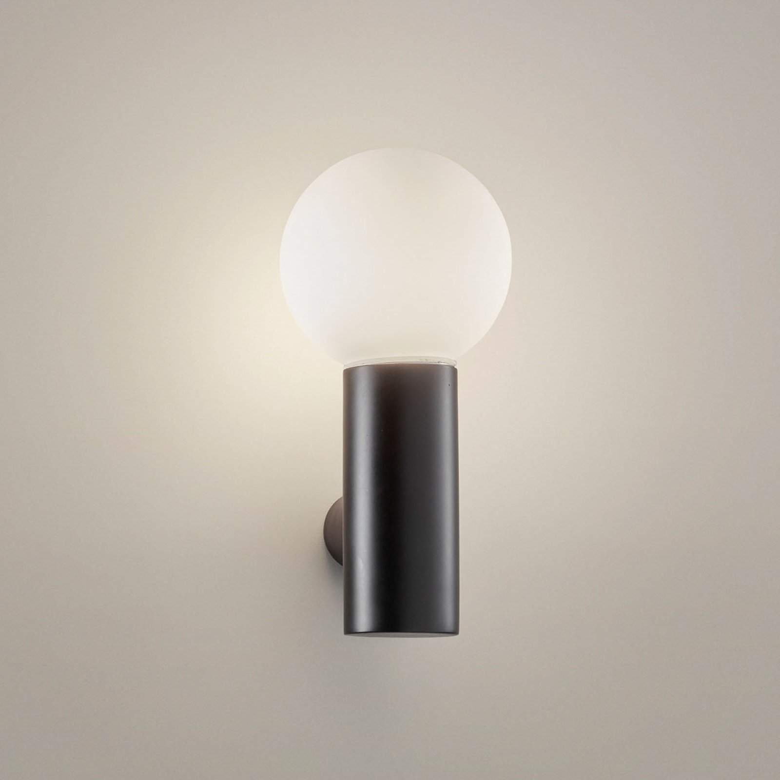 LEDS-C4 Mist kupaonska zidna svjetiljka 1 žarulja crna