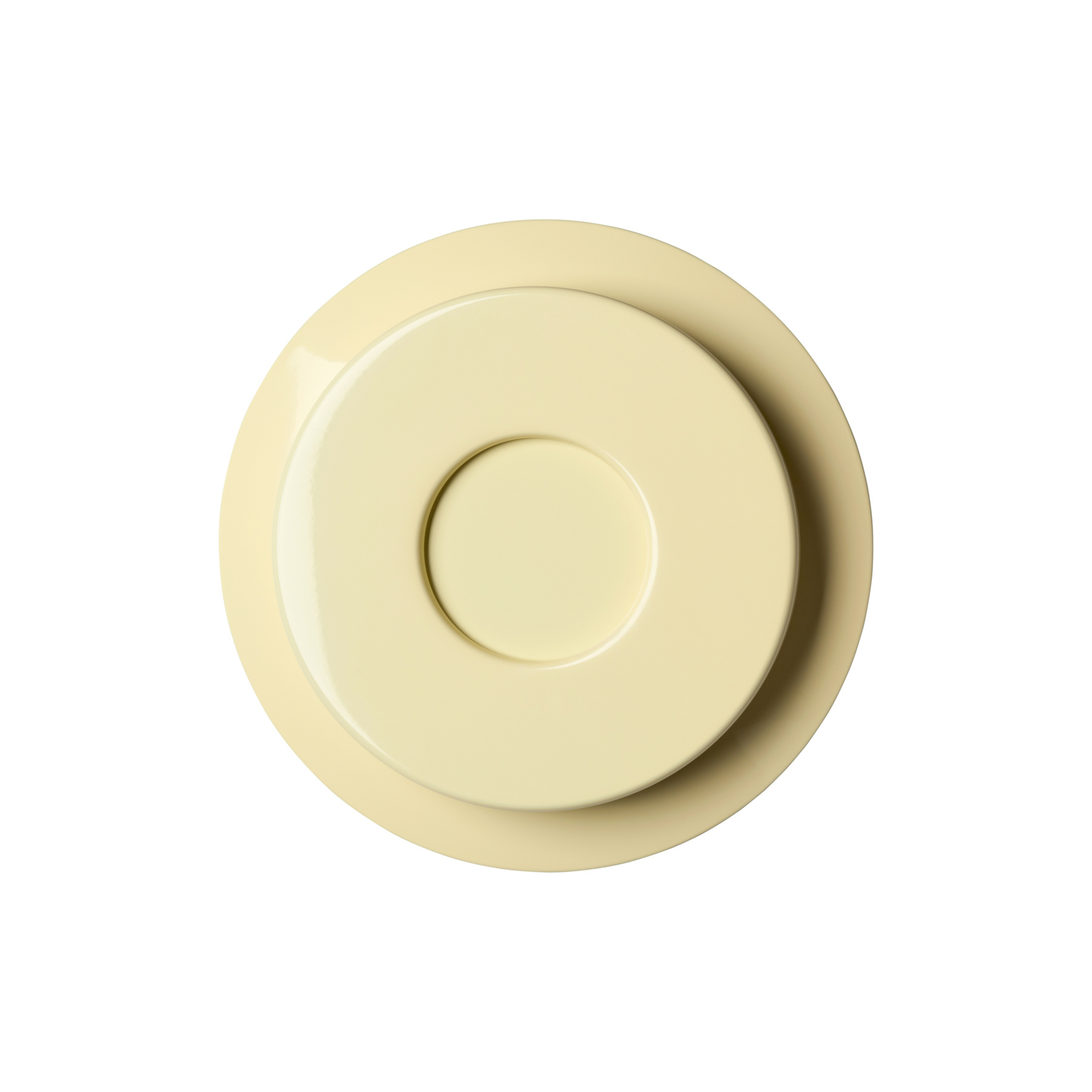 Aplique de pared Lille 18, vainilla, aluminio, Ø 18 cm - Pholc