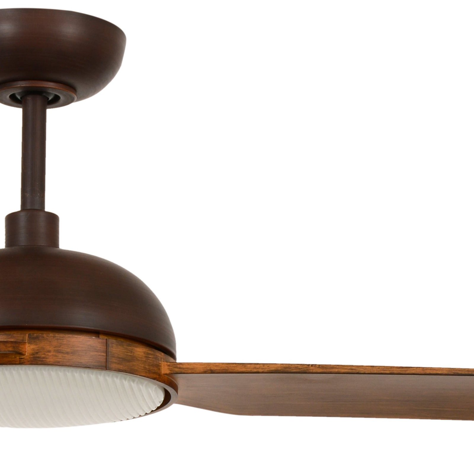 Beacon Ventilateur de plafond avec lumière Unione, bronze/koa, silencieux