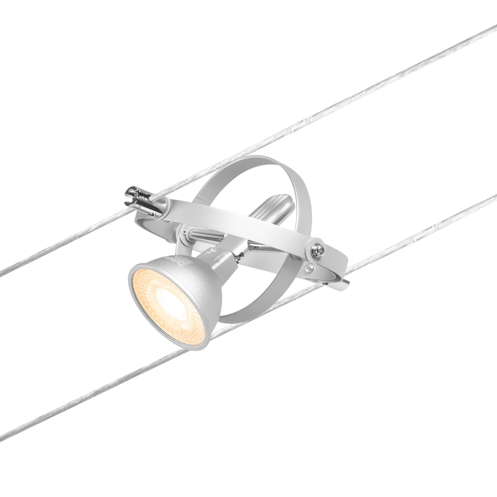 Paulmann Wire Cardan sobre cable 5 luces 5 m cromo