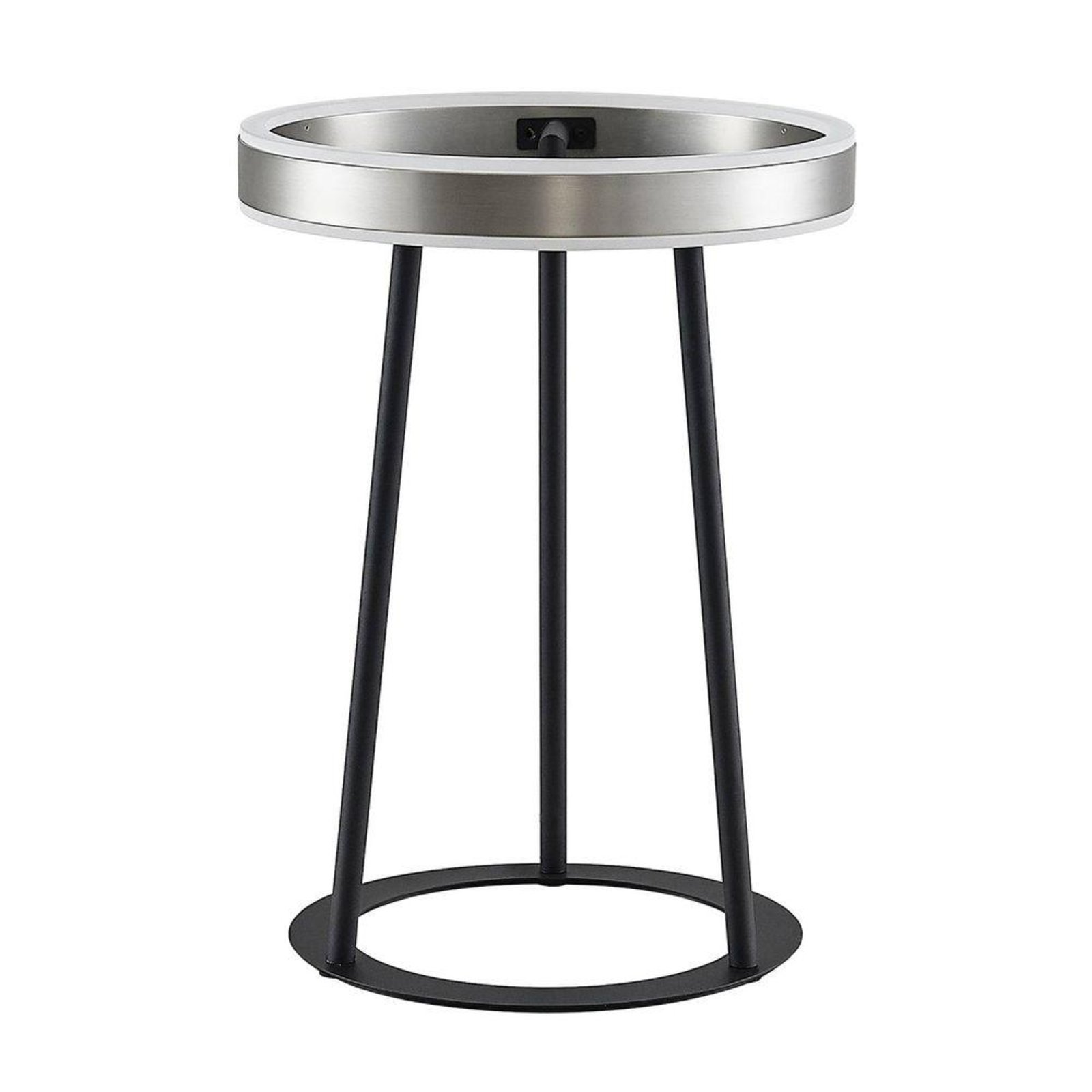 Seppe LED Candeeiro de Mesa Nickel - Lucande