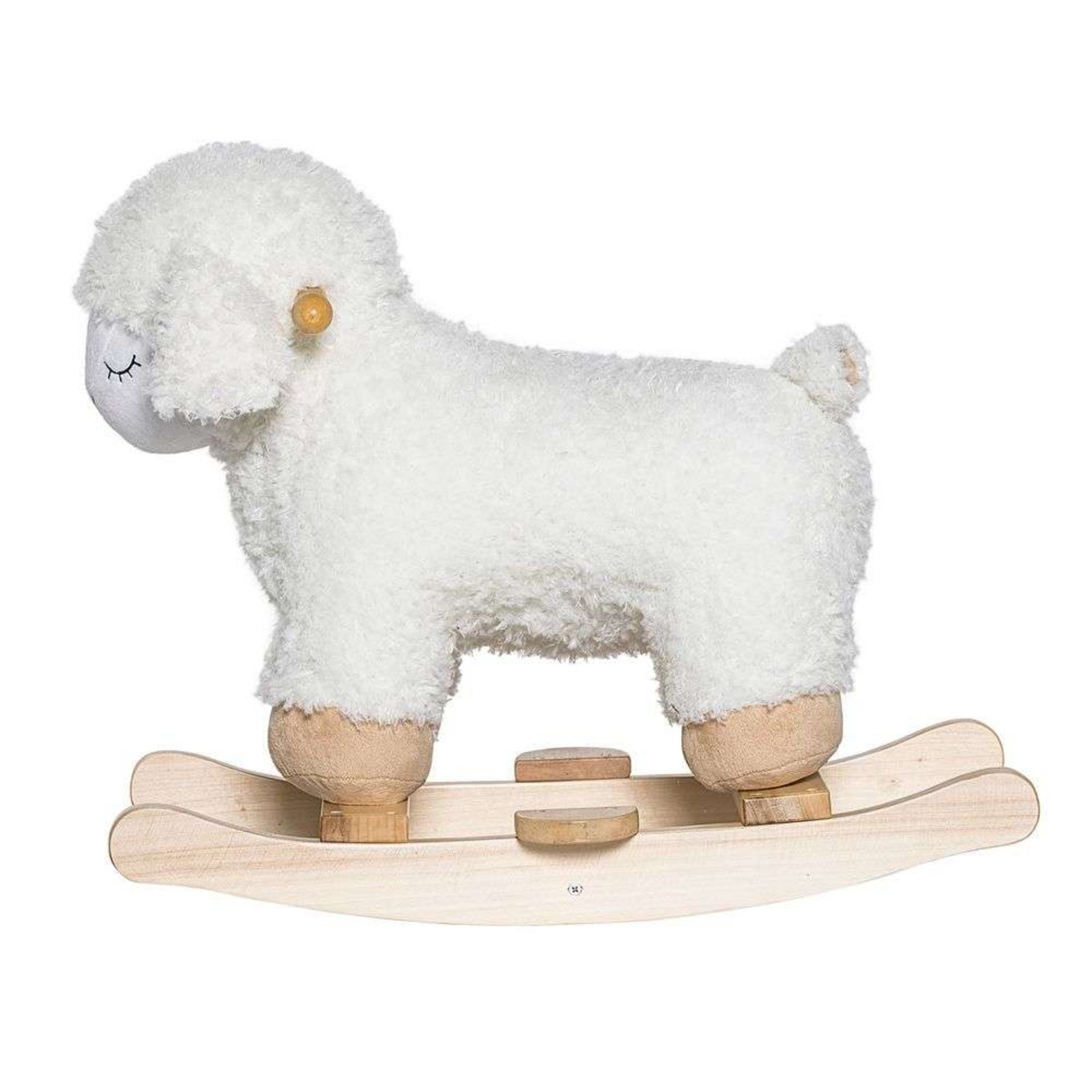 Laasrith Rocking Toy Sheep White - Bloomingville