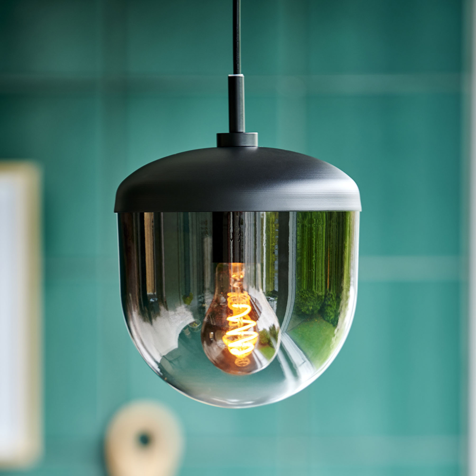Magia pendant light Ø 18 cm in twig glass look