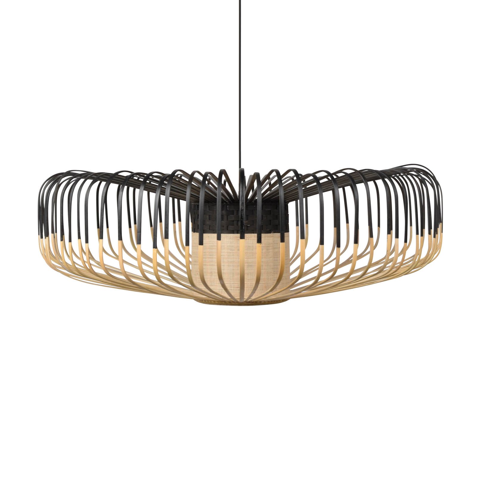 Forestier Bamboo up XXL Pendelleuchte aus Bambus