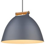 Århus Függőlámpa Ø40 Grey/Wood - Halo Design