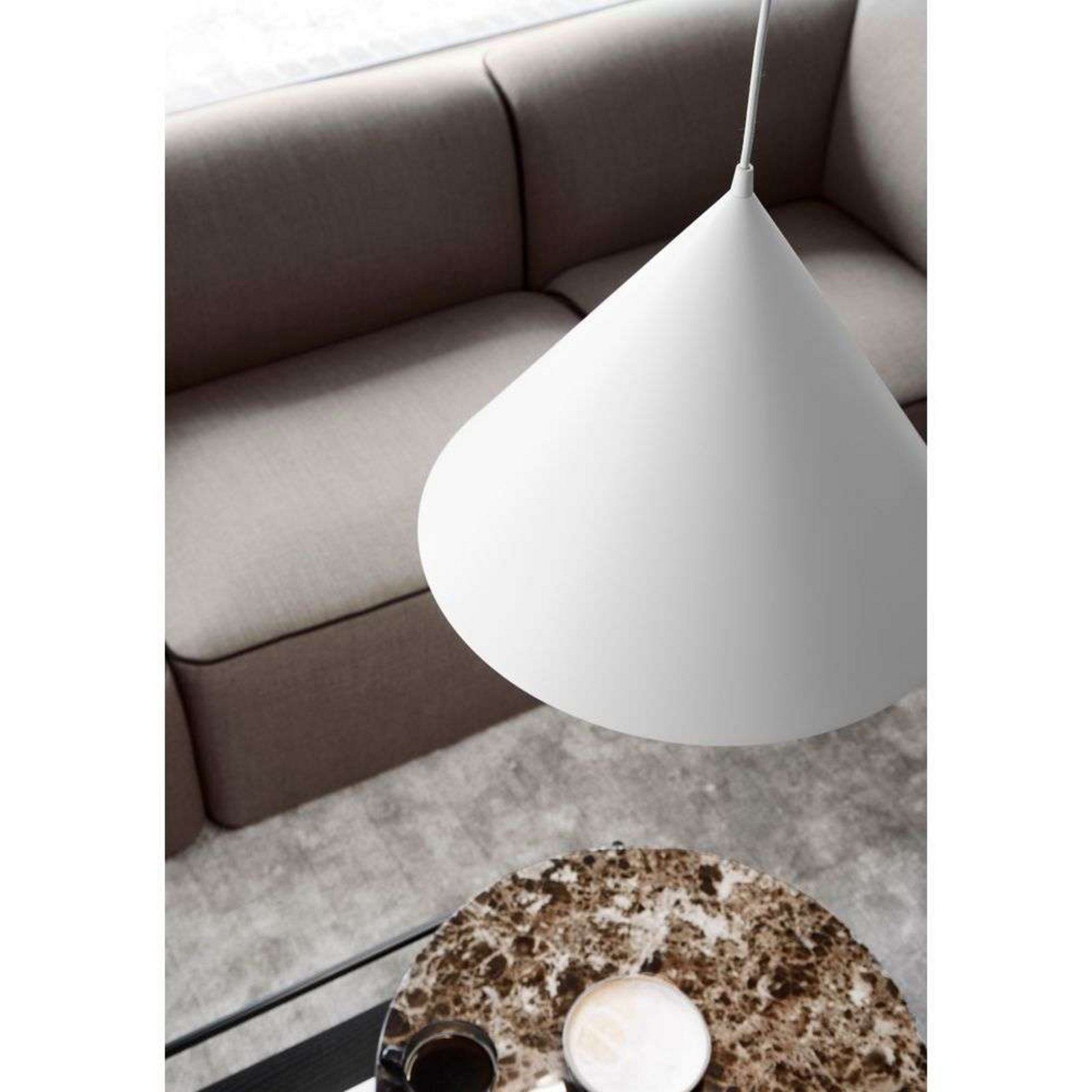 Annular Lampada a Sospensione Large White - Woud