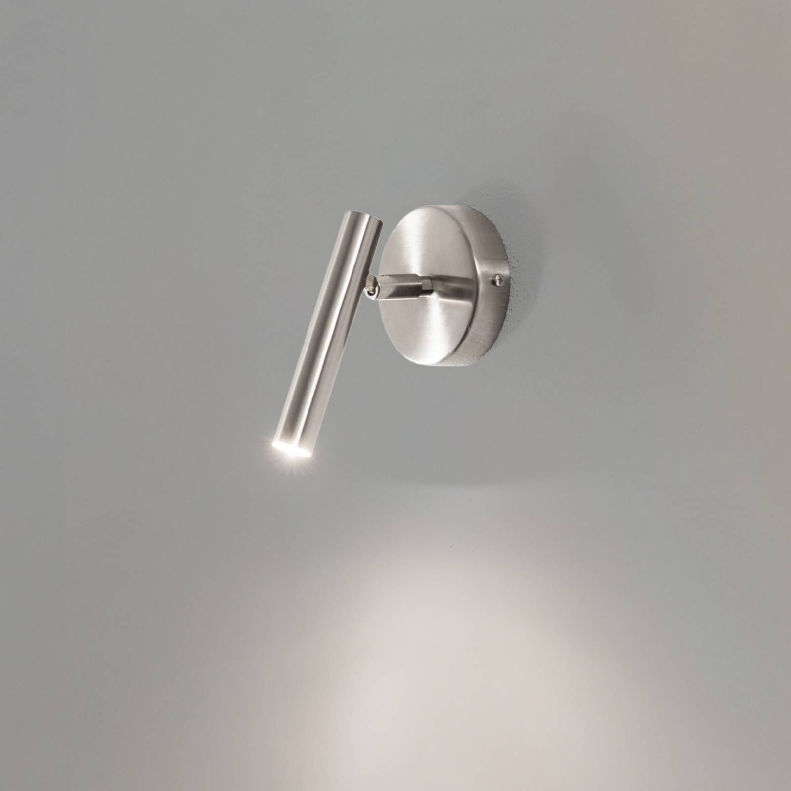 Wandleuchte Sopel, silber, 1-flammig, Stahl, G9, Höhe 15 cm günstig online kaufen
