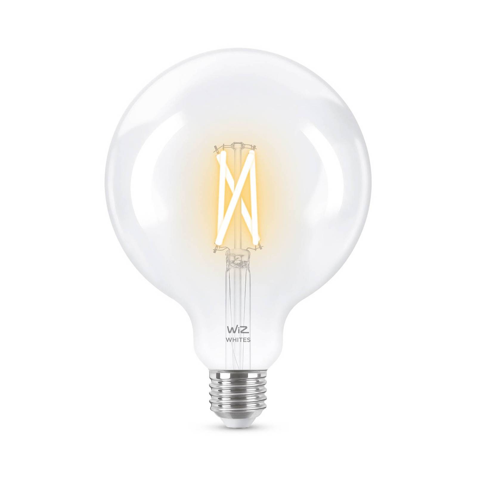 WiZ G125 LED bulb E27 6.7 W globe clear CCT - dimmable