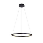 Lampa wisząca LED Ritus, Ø 58,5 cm, antracytowa