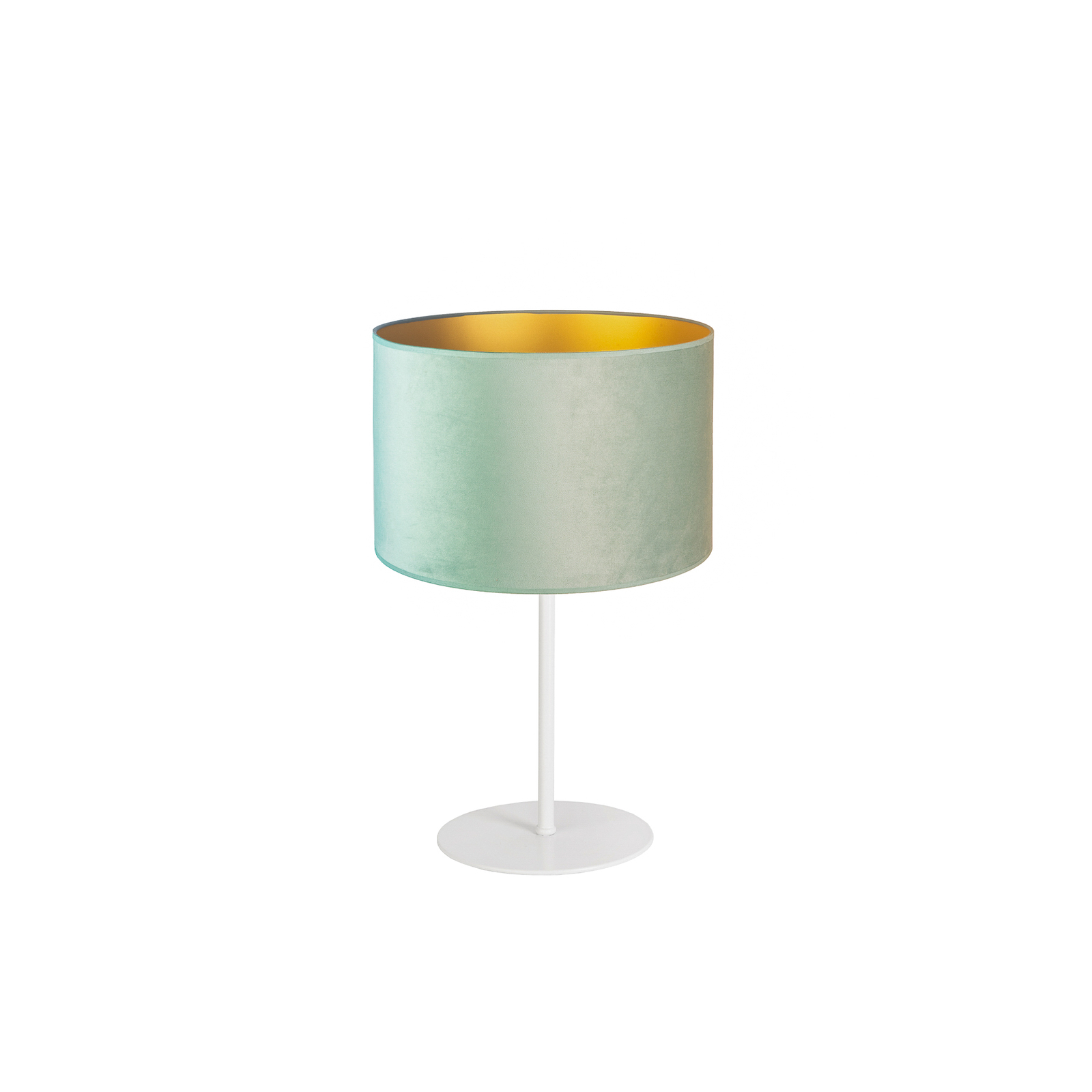 Golden Roller table lamp 30 cm mint green/gold