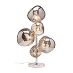 KARE gulvlampe Burbuja, sølv, glas, stål, 67 cm