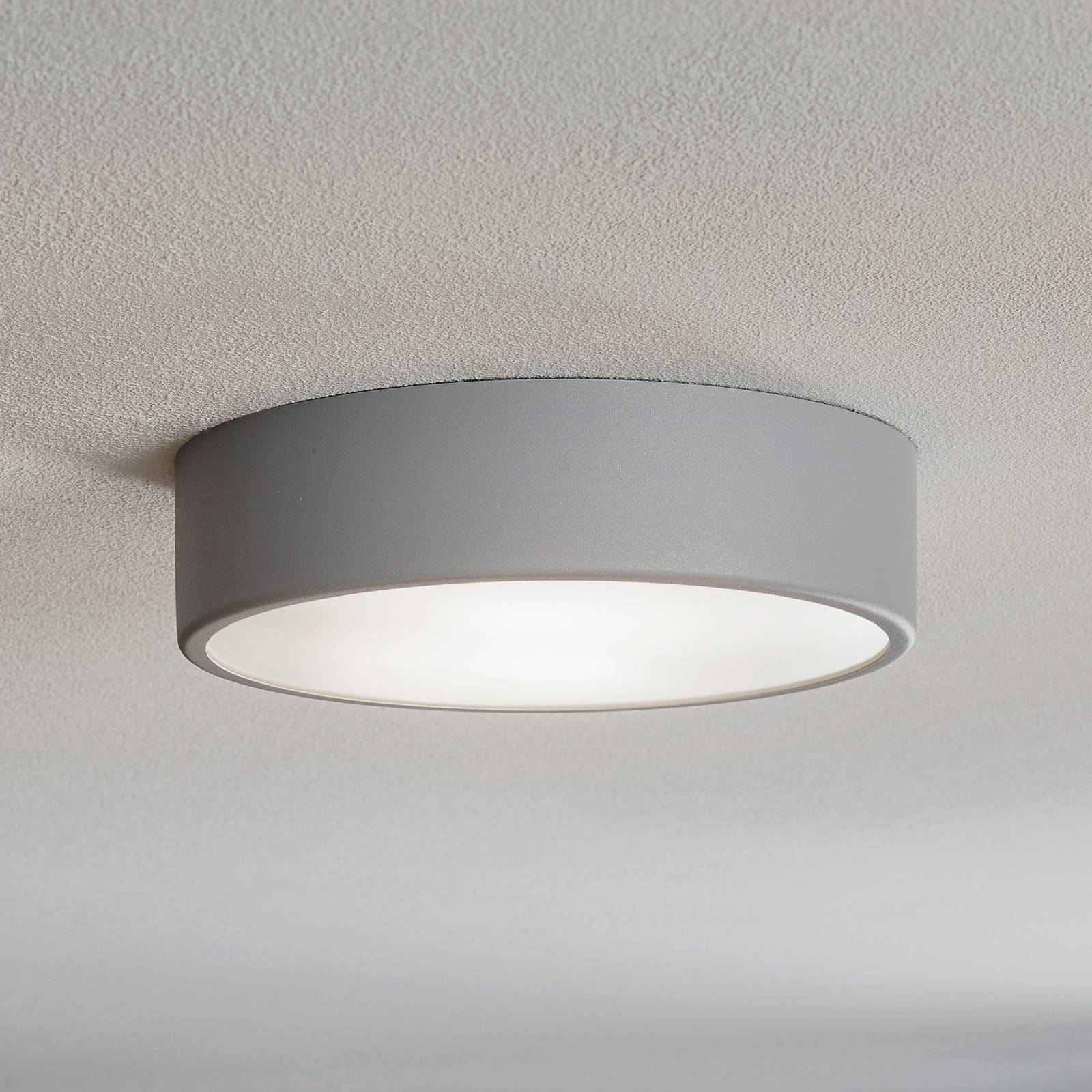 TEMAR LIGHTING Plafonnier Cleo 300 Ø 30 cm gris